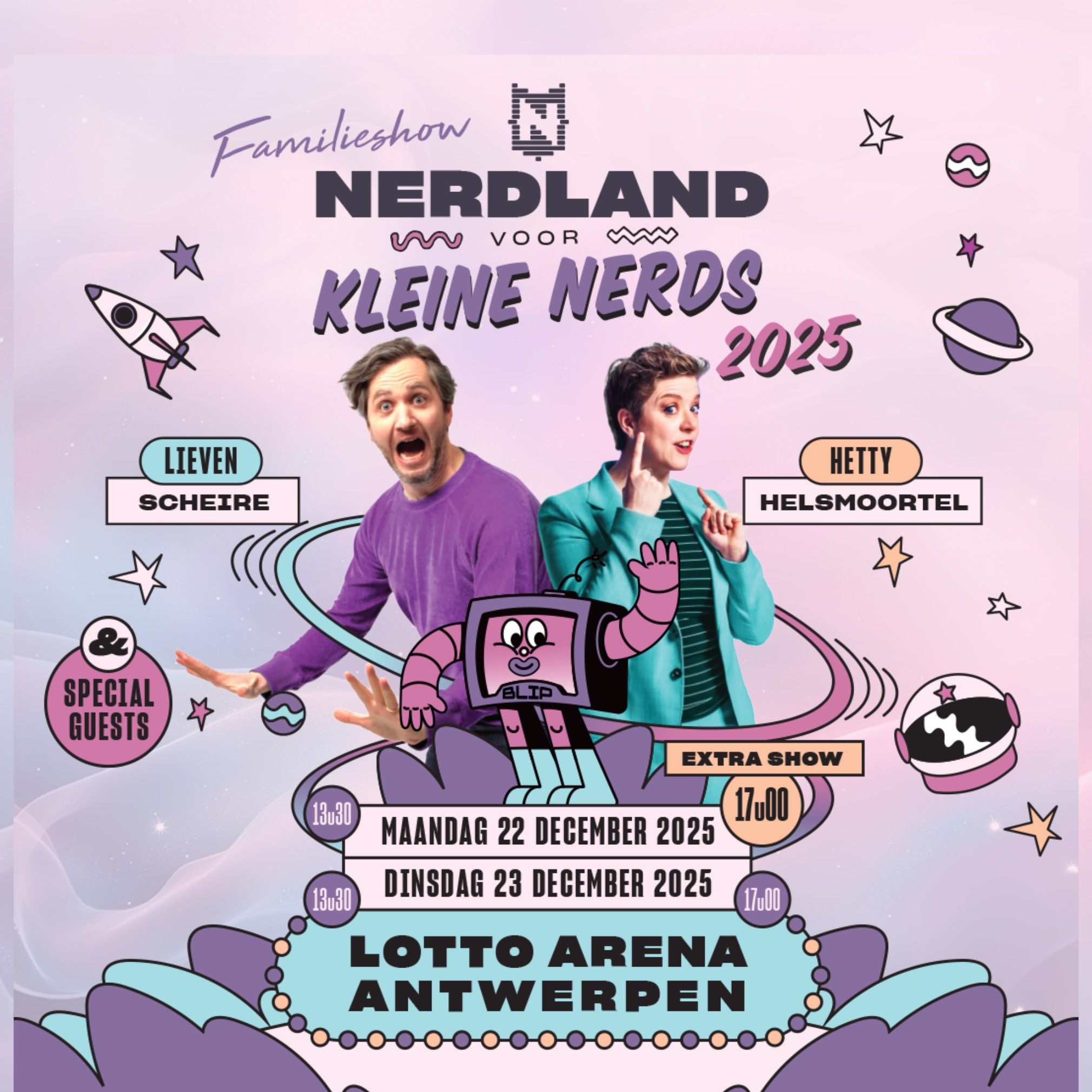 Familieshow Nerdland voor Kleine Nerds (8+)